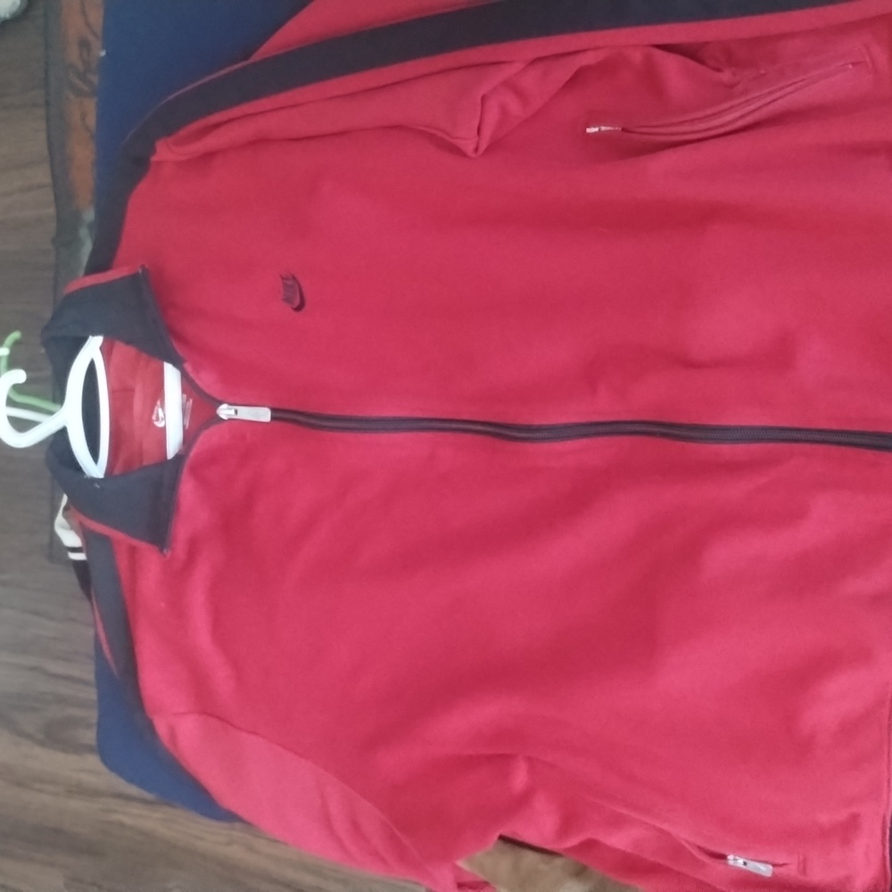 Red and black Nike sweatshirt